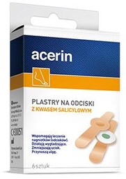 ACERIN Plastry na odciski, 6 sztuk
