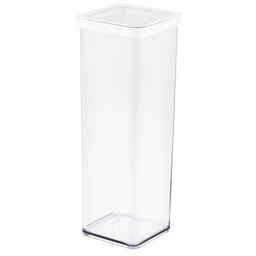 Rotho Pojemnik na przysmaki kwadratowy 2.0L LOFT transparentny/biały