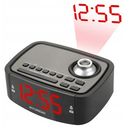 Radio Fm zegar budzik z projektorem radiobudzik