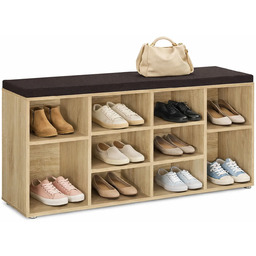 Edinos Duża szafka na buty z siedziskiem dąb
