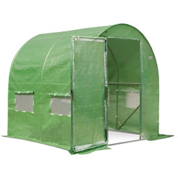 Tunel foliowy 2x2m Garden Point zielony z drzwiami