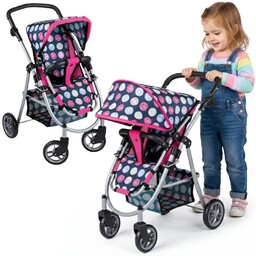 WOOPIE ROYAL Wózek dla Lalek Regulowane Siedzisko 4