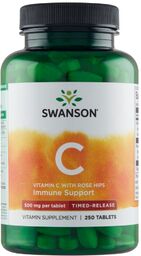 Swanson C, witamina C 500 mg z dziką