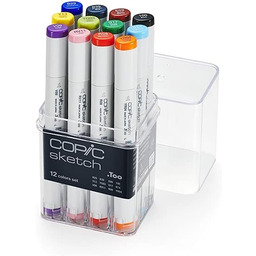 COPIC Sketch Marker Starter Set z 12 kolorami