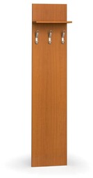 Garderoba z wieszakami PRIMO WOOD, 3 haczyki, półka,