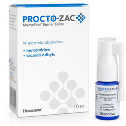 Procto-Zac MemeThol Barrier Spray, 10ml