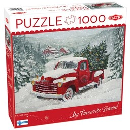 TACTIC Puzzle Lovers Christmas Tree Truck 59220 (1000