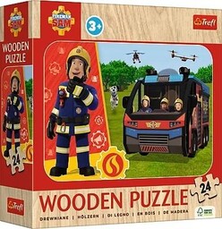 Trefl PUZZLE DREWNIANE 24 NIESAMOWITY STRAżAK TREFL