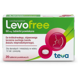 LEVOFREE 60 mg, 20 tabl. -> Odbiór