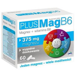 PlusMag B6, magnez z witaminą B6, 4 rodzaje