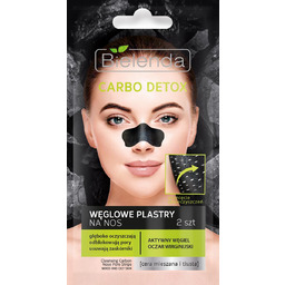 Bielenda Carbo Detox Węglowe Plastry Na Nos, 2szt