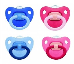 NUK Smoczek uspokajający 0-6m "1" FASHION SILIKON 729798