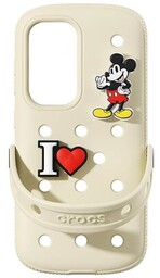 SAMSUNG Etui Crocs Case do Galaxy S25 Kremowy