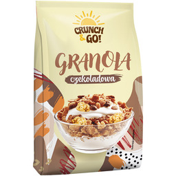 CRUNCH&GO Granola 380g PŁATKI ŚNIADANIOWE