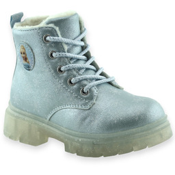 Buty zimowe dla dziewczynki trapery Wojtyłko 26097 Niebieskie
