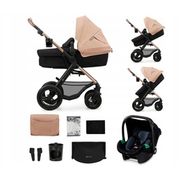 Wózek wielofunkcyjny Kinderkraft Moov 2 Air 3w1 Beżowy