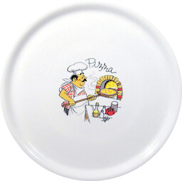 HENDI Talerz do pizzy Traditional, biały - śr.