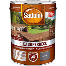 Olej do tarasów i mebli ogrodowych Superdeck Antracyt