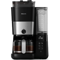 Ekspres przelewowy Philips HD7900/50 1,25 l czarny wbudowany