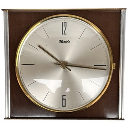 Pakamera Elektryczny zegar ścienny Blessing, Niemcy, lata 60.