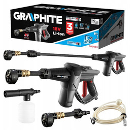Graphite Myjka Ciśnieniowa Akumulatorowa 18V 24 bar Dysza