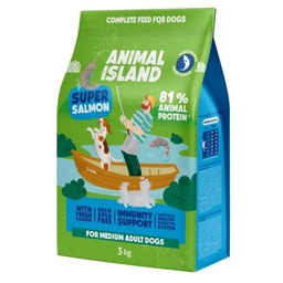 ANIMAL ISLAND Łosoś - Karma sucha dla psów