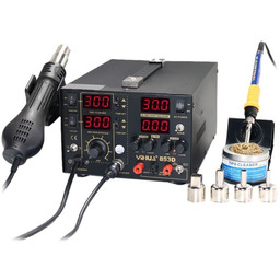 Stacja lutownicza hotair, grotowa Yihua 853D z wentylatorem