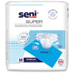 SENI SUPER Pieluchomajtki dla dorosłych Medium M, 10szt.