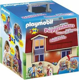 Playmobil Dollhouse, klocki Przenośny domek dla lalek, 5167