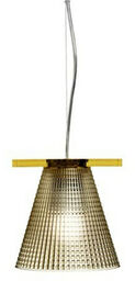Kartell - Light Air Lampa Wisząca Rzeźbiona Bursztynowa
