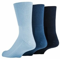 IOMI 3PACK Skarpety bezuciskowe, bambusowe, dla diabetyków, Bamboo,