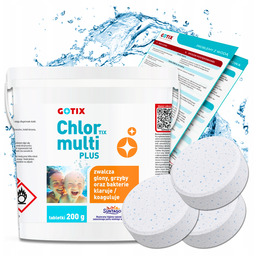 Chlor do Basenu Jacuzzi Duże Multifunkcyjne Tabletki Chemia