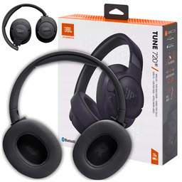 Słuchawki bezprzewodowe Jbl Tune 720BT Nauszne Bluetooth Czarne