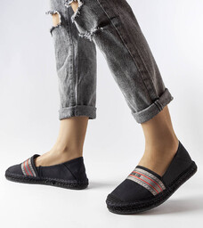Czarne espadryle Big Star LL274894-39