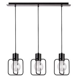 Lampa wisząca SIGMA AURA III kwadrat czarna 31112