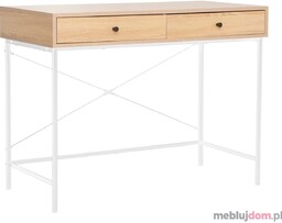 Biurko B11-FX Dąb naturalny + biały