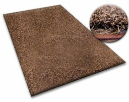Wykładzina SHAGGY 5cm brąz 80x120 cm