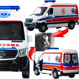 Auto Karetka Ambulans Metalowy Bus Mercedes-Benz Sprinter Model