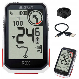 Licznik Rowerowy Sigma Rox 4.0 Gps Biały 01061