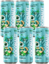 6x Woda kokosowa COCONAUT gazowana 320 ml