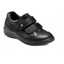 Ecco Girls Imagine baleriny skórzane czarne r.25