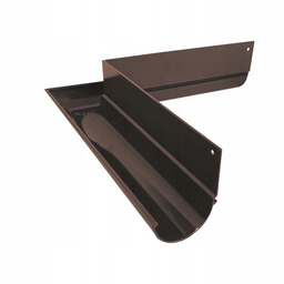 Narożnik Zewnętrzny 90 stopni Rynny R50 Renoplast Brązowy