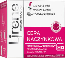 Lirene - Cera Naczynkowa - Przeciwzmarszczkowy krem redukujący