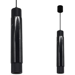 Lampa wisząca nowoczesna MARBLE czarna ML6339 - Milagro