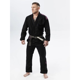 MANTO Kimono Do Bjj Gi X5 Czarno-Purpurowe
