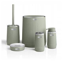 Zestaw Łazienkowy 5 el Nida Komplet Wc mięta