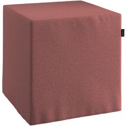 Puf kostka, zgaszony róż, 40 x 40 x