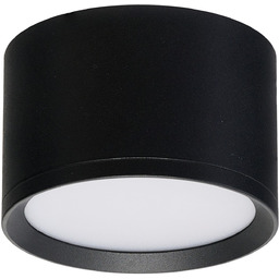 Plafon LED aluminiowy czarny okrągły IP44 AZ6854