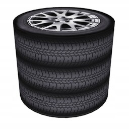 Pufa Codura wodoodporna do domu i ogrodu Tyres
