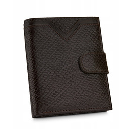 Betlewski, Skórzany portfel, duży, męski, brązowy